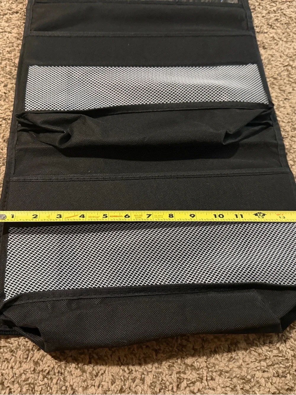 Black Over-the-Door Hanging Organizer for Home Storage